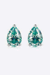 2 Carat Moissanite Teardrop Earrings - Shah S. Sahota